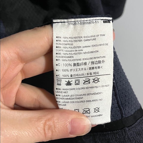 ARC'TERYX Laina Cardigan Heathered Navy/Blue Alpenex Fleece Sweater - Picture 7 of 7